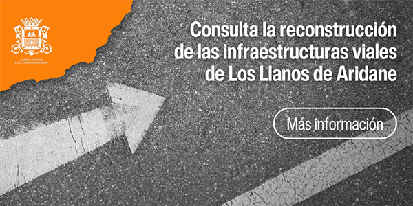 Anuncio-Consulta reconstrucción infraestructuras viales